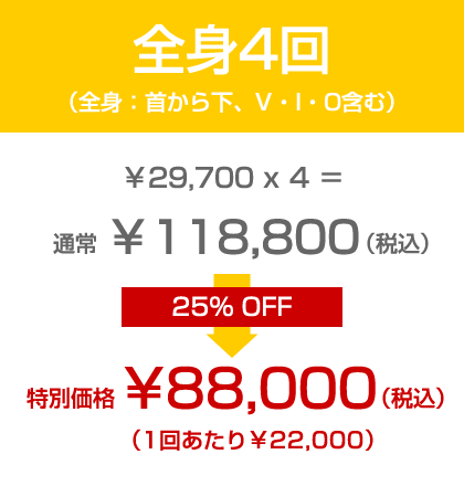 全身4回